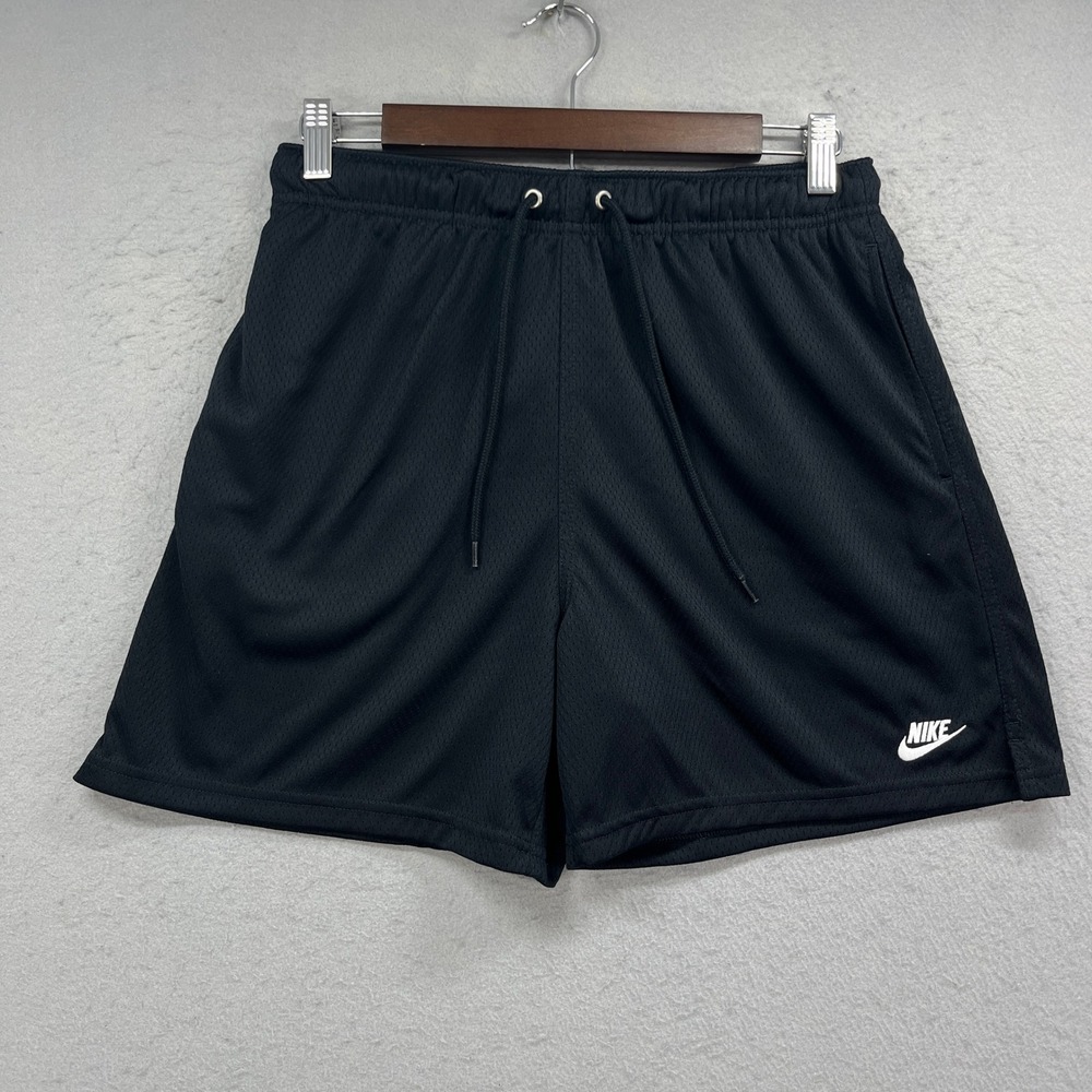 Nike Mesh Basketball Shorts Men Small Black Sportswear Gym Activewear Athleisure